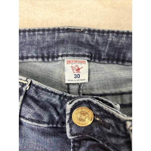 True Religion Womens Jeans Size 30 X 30 Super Skinny Blue Denim Blue - Picture 3 of 11
